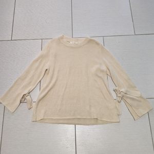 Long beige sweater, size small/medium